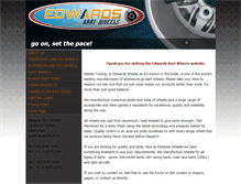Tablet Screenshot of edwardskartwheels.com.au